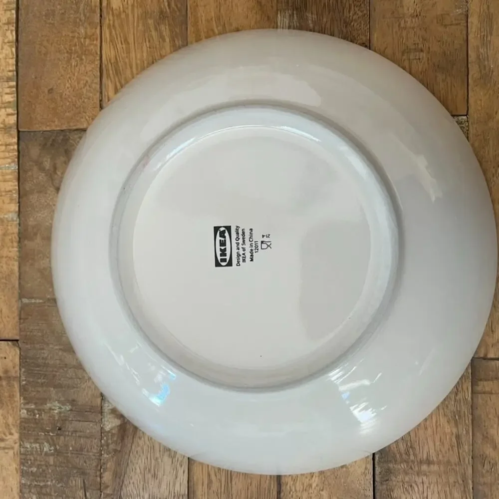 IKEA Off White Porcelain Serving Bowls 9